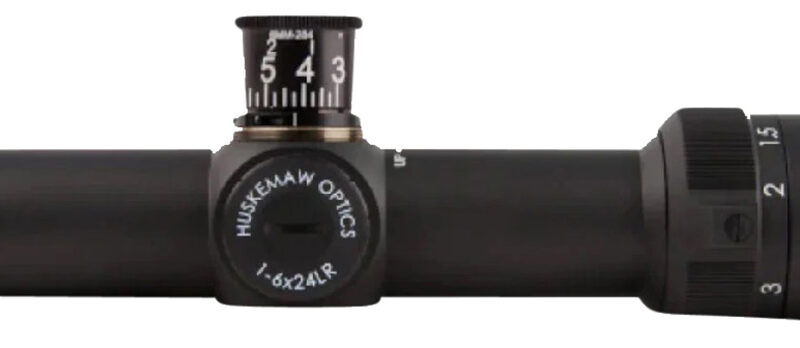 Huskemaw Optics 1016HO Tactical Hunter Black 1-6x24mm 30mm Tube, Illuminated HuntSmart Reticle
