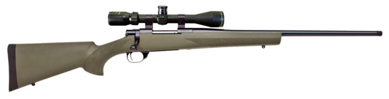 Howa HGP27MMPRCG M1500 Gamepro Gen2 7mm PRC 5+1 22", Blued Barrel/Rec, Green Fixed Hogue Pillar-Bedded Overmolded Stock, Includes Nikko Stirling 4-12x40mm Scope