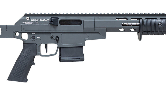 Citadel CITTPN223GRY Taipan X Pump Action 223 Wylde 10+1 16.50" Stainless Threaded, Dark Gray, M-Lok Handguard, Chassis with Skeletonized Stock, A2 Style Grip, Flat-Face Trigger