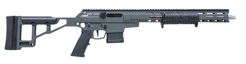 Citadel CITTPN223GRY Taipan X Pump Action 223 Wylde 10+1 16.50" Stainless Threaded, Dark Gray, M-Lok Handguard, Chassis with Skeletonized Stock, A2 Style Grip, Flat-Face Trigger