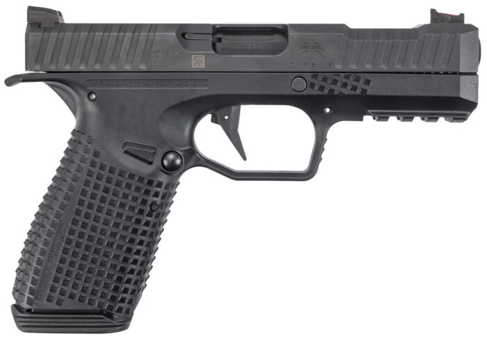 PTR AF1B0090101 Archon Type B, Gen 1 Compact Frame 9mm Luger 15+1, 4.30" Black Steel Barrel, Black Serrated Steel Slide, Black Steel Frame w/Beavertail & Picatinny Rail, Black Textured Polymer Grip