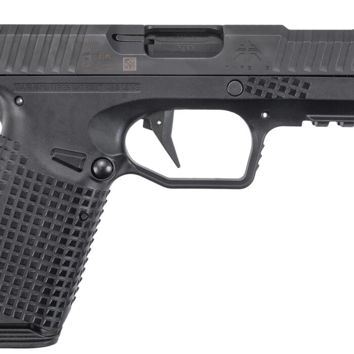 PTR AF1B0090101 Archon Type B, Gen 1 Compact Frame 9mm Luger 15+1, 4.30" Black Steel Barrel, Black Serrated Steel Slide, Black Steel Frame w/Beavertail & Picatinny Rail, Black Textured Polymer Grip