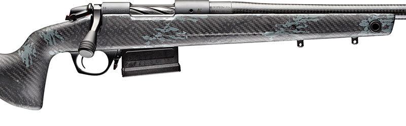 Bergara Rifles B14S751CF B-14 Crest 308 Win 5+1 20" Sniper Gray Cerakote #5 Contour Threaded Barrel, Sniper Gray Cerakote Steel Receiver, Black & Gray Sponge Fixed Carbon Fiber Stock