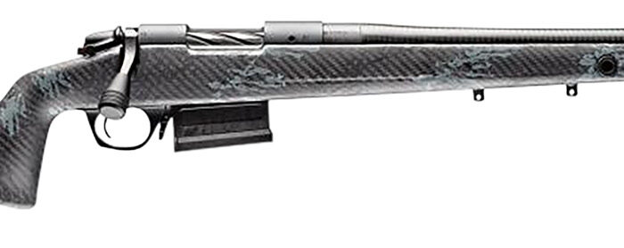 Bergara Rifles B14S752CF B-14 Crest 6.5 Creedmoor 5+1 20" Sniper Gray Cerakote #5 Contour Threaded Barrel, Sniper Gray Cerakote Steel Receiver, Black & Gray Sponge Fixed Carbon Fiber Stock