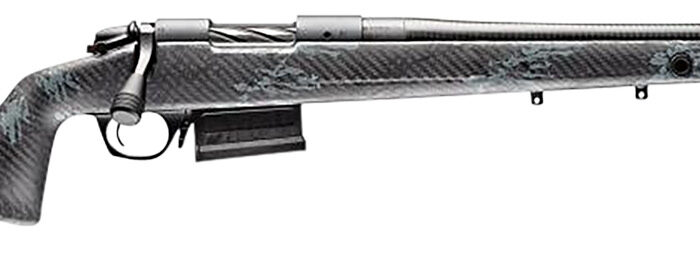 Bergara Rifles B14SM759CF B-14 Crest 6.5 PRC 3+1 20" Sniper Gray Cerakote #5 Contour Threaded Barrel, Sniper Gray Cerakote Steel Receiver, Black & Gray Sponge Fixed Carbon Fiber Stock