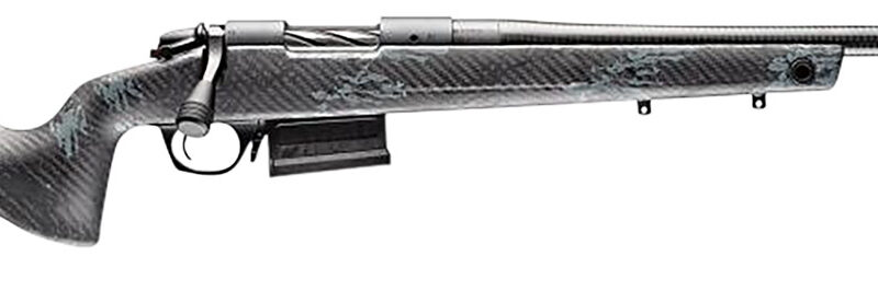 Bergara Rifles B14SM759CF B-14 Crest 6.5 PRC 3+1 20" Sniper Gray Cerakote #5 Contour Threaded Barrel, Sniper Gray Cerakote Steel Receiver, Black & Gray Sponge Fixed Carbon Fiber Stock