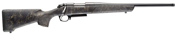 Bergara Rifles B14S902 Stoke  6.5 Creedmoor 4+1, 20" Graphite Black Cerakote #4.5 Contour Threaded Barrel, Graphite Black Cerakote Steel Receiver, Black Webbed Tan Fixed w/SoftTouch Synthetic Stock
