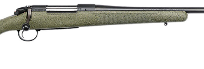 Bergara Rifles B14LM1013C B-14 Hunter 7mm PRC 3+1, 22" Graphite Black Cerakote #4 Tapered Steel Barrel, Graphite Black Cerakote Steel Receiver, Green Speckled Fixed w/SoftTouch Synthetic Stock