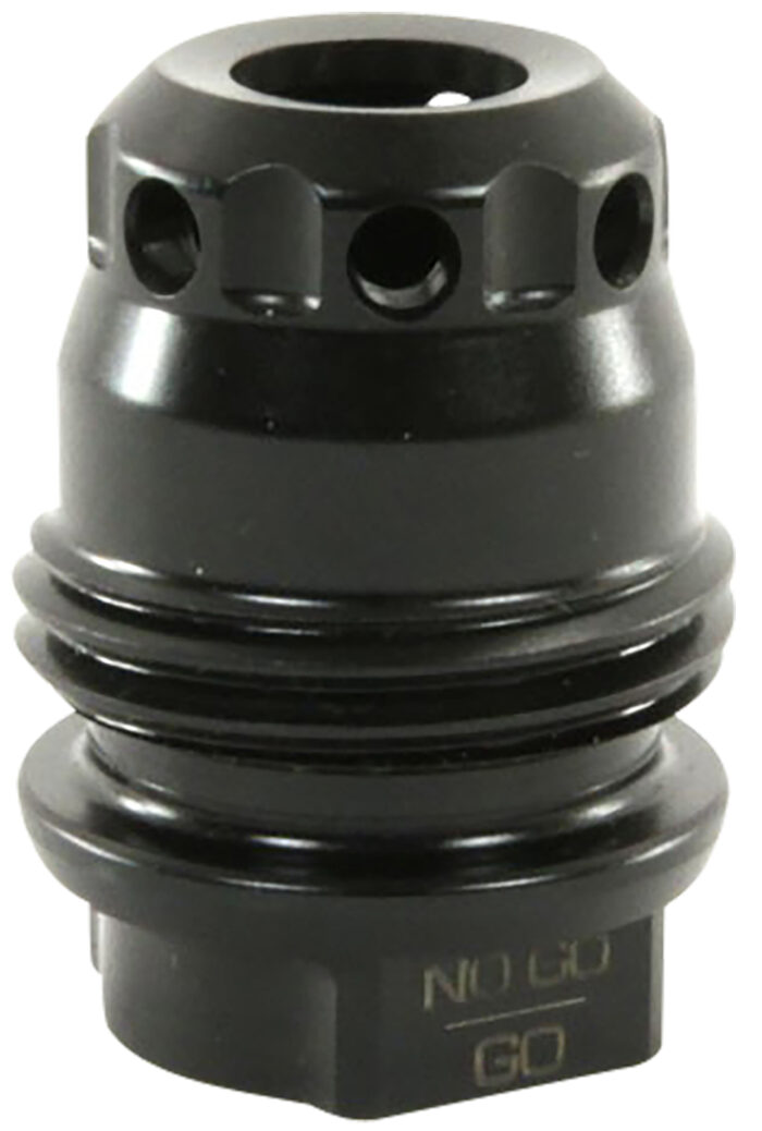 Rugged Suppressors MB014 M2 Brake  Black, 1/2"-28 tpi Threads, Dual Taper Locking System, Fits Radiant762, Surge762, Razor762 & Micro30 Suppressors