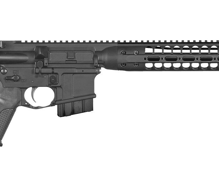 LWRC ICDIR35B16L Individual Carbine Direct Impingement 350 Legend 5+1 16.10" Threaded, Black, Ambi Rec, M-Lok Handguard, 6 Position Stock, OEM Ultra Combat Grip, Angled Fore Grip