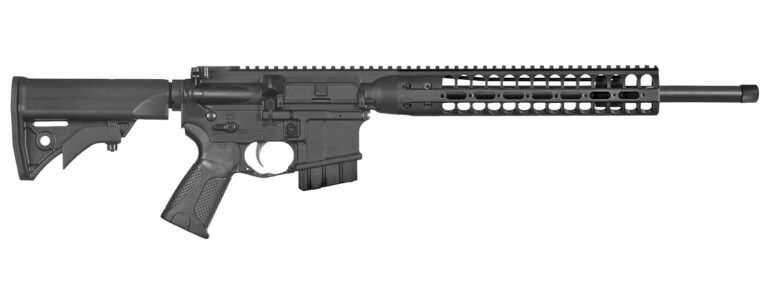 LWRC ICDIR35B16L Individual Carbine Direct Impingement 350 Legend 5+1 16.10" Threaded, Black, Ambi Rec, M-Lok Handguard, 6 Position Stock, OEM Ultra Combat Grip, Angled Fore Grip
