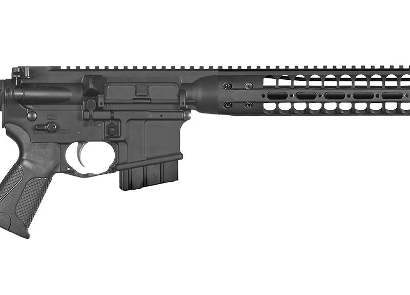 LWRC ICDIR35B16L Individual Carbine Direct Impingement 350 Legend 5+1 16.10" Threaded, Black, Ambi Rec, M-Lok Handguard, 6 Position Stock, OEM Ultra Combat Grip, Angled Fore Grip