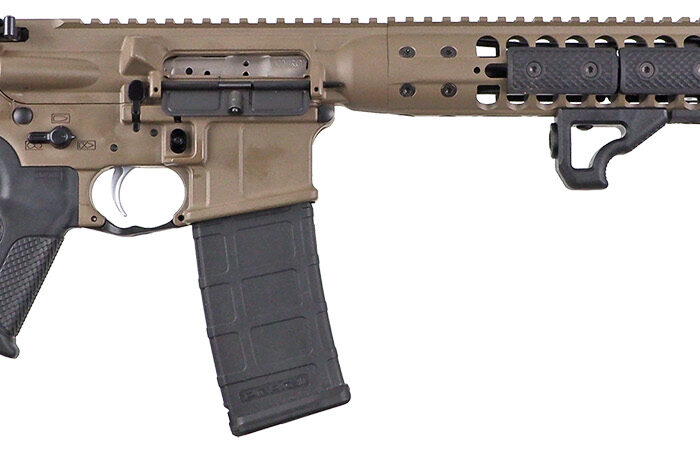 LWRC ICDIR35CK16L Individual Carbine Direct Impingement 350 Legend 5+1 16.10" Threaded, FDE Ambi Rec/M-Lok Handguard, 6 Position Stock, OEM Ultra Combat Grip, Angled Fore Grip