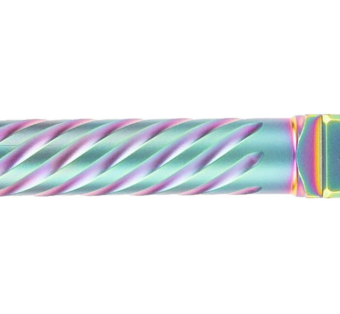 Ballistic Advantage BAPSG195T3W Premium Series  Threaded/Spiral Fluted, 9mm Luger, Iridescent PVD, Fits Glock 19 Gen 3-5