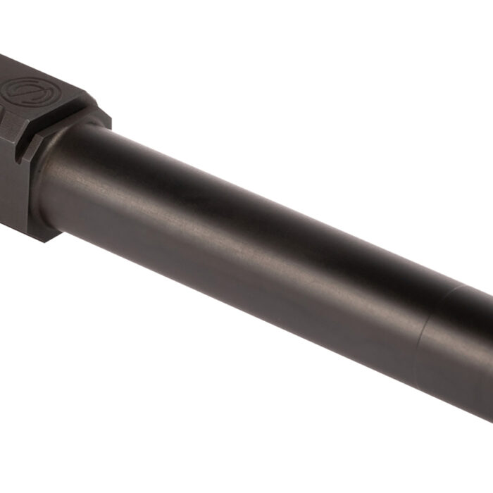 SilencerCo AC1549 Threaded Barrel  4.50" 9mm Luger, Black Nitride Stainless Steel, Fits HK VP9