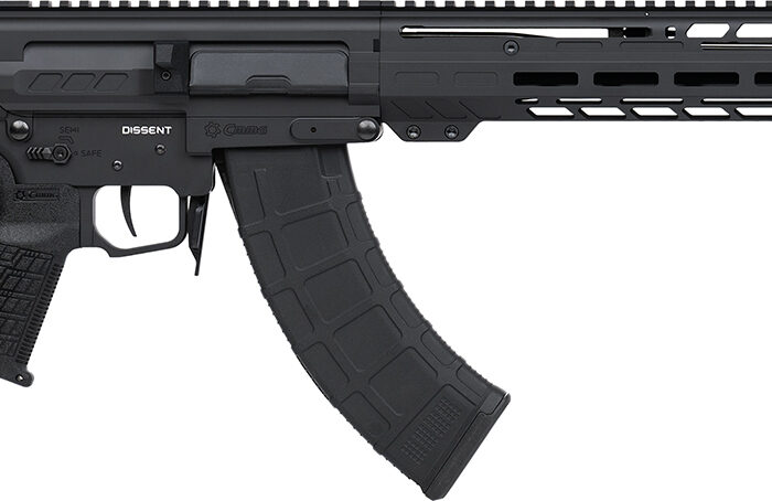 CMMG 86A7F0BAB Dissent MK47 7.62x39mm 30+1 (2) 14.30" P&W, Black Armor, Side Charging Handle Rec, 13.50" M-Lok Handguard, Side Folding Stock, Zeroed Grip, SVD Brake, 60/90 Ambi Safety, Adj. Gas Block