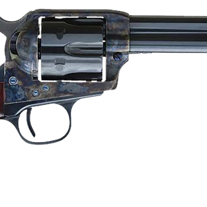 Cimarron AR411 Arizona Ranger  45 Colt (LC) 6 Shot, 5.50" Blue w/Engraved "Arizona Ranger" Steel Barrel, Blued Cylinder, Color Case Hardened Steel Frame, Checkered Walnut Grip, Exposed Hammer