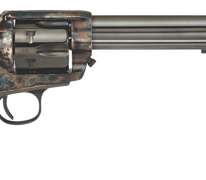 Cimarron PP514M00HN U.S. Calvary Henry Nettleton 45 Colt (LC) 6 Shot, 7.50" Blued Steel Barrel & Cylinder, Color Case Hardened Steel Frame, Walnut Grip, Exposed Hammer