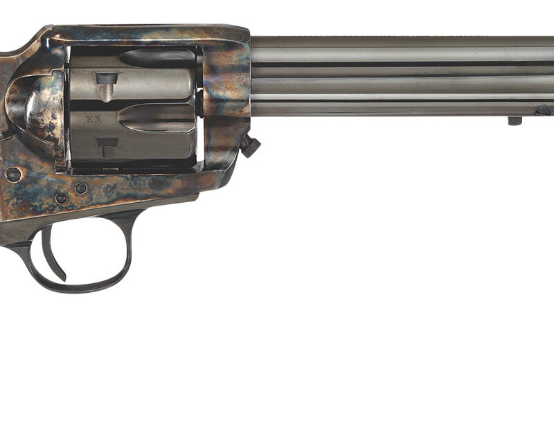 Cimarron PP514M00HN U.S. Calvary Henry Nettleton 45 Colt (LC) 6 Shot, 7.50" Blued Steel Barrel & Cylinder, Color Case Hardened Steel Frame, Walnut Grip, Exposed Hammer