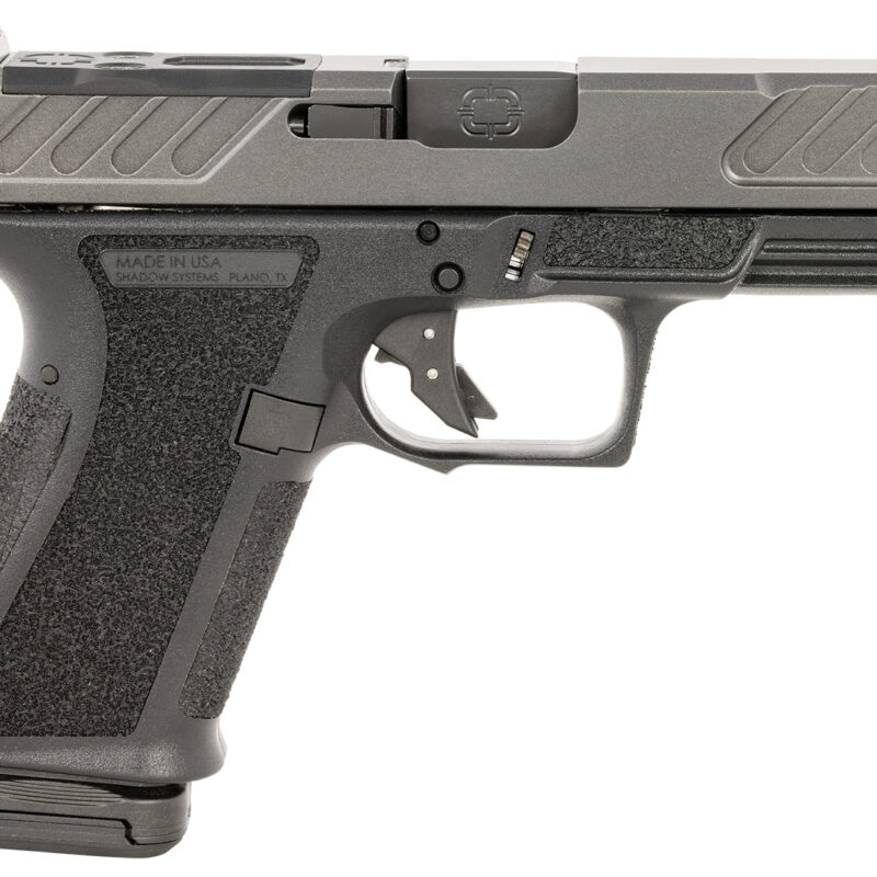 Shadow Systems SS1306 MR920 Foundation 9mm Luger 15+1 4" Black Nitride Match Grade Barrel & Optic Cut/Serrated/SS Logo Stainless Steel Slide, Black Polymer Frame w/Beavertail & Picatinny Rail