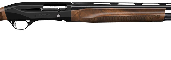 Retay USA COMGOR20PLBLK26 Gordion Compact 20 Gauge Semi-Auto 3" 4+1 26" Matte Black Vent Rib Barrel, Matte Black Anodized Aluminum Receiver, Adj LOP Turkish Walnut Stock, Right Hand