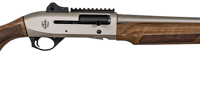 MAC 21000159 2 Tactical Marine 12 Gauge 3" 5+1 18.50", Electroless Nickel Barrel/Rec, Walnut Furniture, Ghost Ring Sight, Optics Mount, 3 Chokes