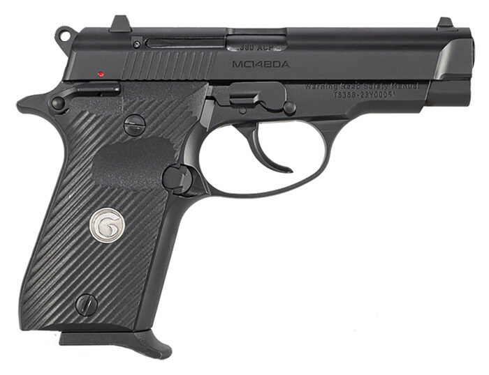 EAA GIRSAN 390815 MC14BDA  380 ACP 13+1 3.80" Black Steel Barrel, Black Serrated Steel Slide, Black Aluminum Frame w/Beavertail, Black Polymer Grip
