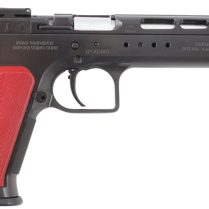 Tanfoglio TFGOLDM10OR Gold Match  10mm Auto 14+1, 6" Blued Polygonal Rifled Barrel, Blued Optic Ready/Ported/Serrated Steel Slide, Blued Steel Frame w/Beavertail