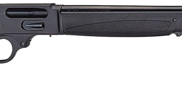 Henry H018XAH410 Axe  5+1 15.14" 410 Bore Blued Steel Barrel, Blued Drilled & Tapped Steel Receiver, Black Fixed Synthetic Stock
