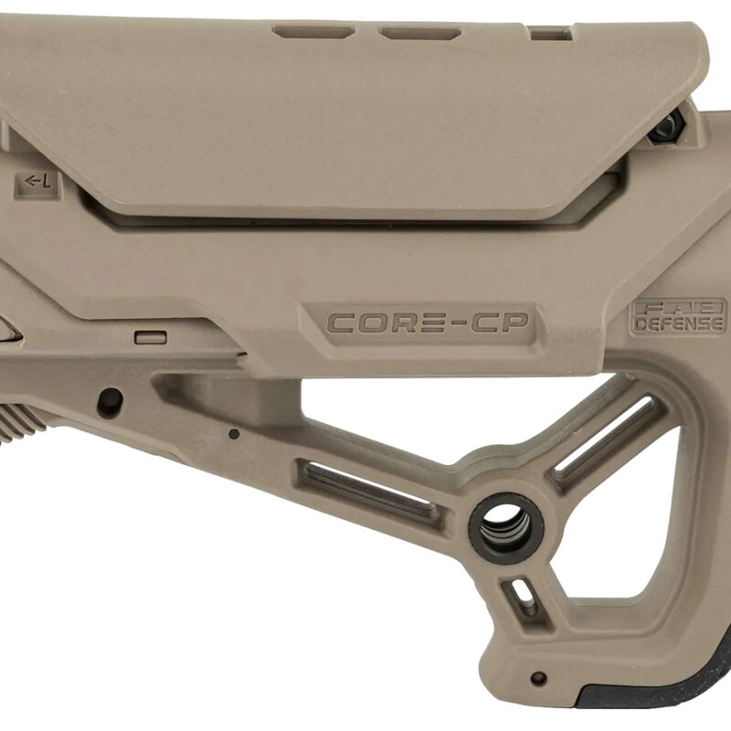 FAB Defense FXGLCORESCPT GL-CORE S CP-CQB Optimized Combat Stock  Flat Dark Earth