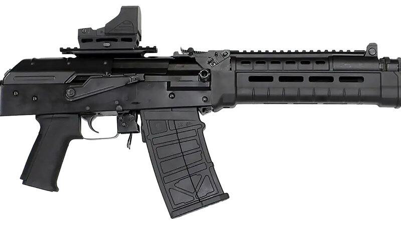 JTS Shotgun M12AKT2.1 M12AK T1 12 Gauge Semi-Auto 5+1 (2.75") 3" 18.70" Chrome-Lined Barrel, Black, M-Lok Handgaurd, Fixed Stock, Adj. Gas Block, 3 Chokes, Includes Red Dot