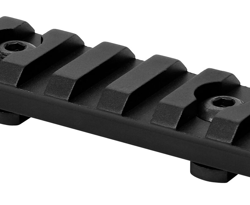 Warne 6203M M-LOK 7-Slot Black Anodized Aluminum