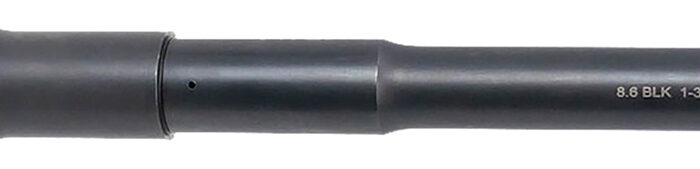 Faxon Firearms A0A863P12NGQ Big Gunner Duty 8.6 Blackout 12" Target Crown Black Oxide 4150 Steel Barrel Fits AR10