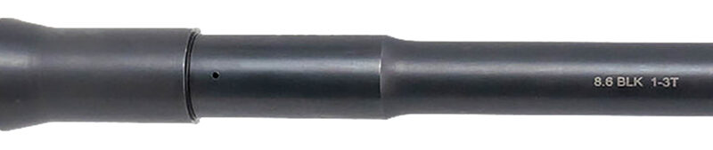 Faxon Firearms A0A863P12NGQ Big Gunner Duty 8.6 Blackout 12" Target Crown Black Oxide 4150 Steel Barrel Fits AR10