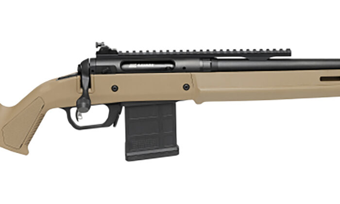 Savage Arms 58188 110 Scout Full Size 6.5 Creedmoor 10+1  16.50" Matte Black Threaded Barrel, Picatinny Rail Carbon Steel Receiver, Flat Dark Earth Magpul Hunter Synthetic Stock