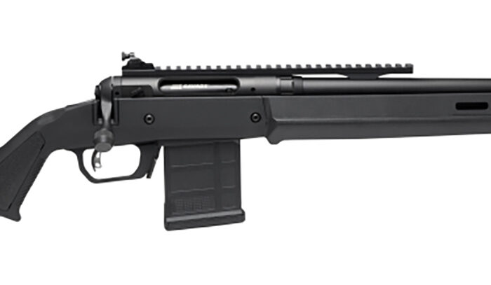Savage Arms 58178 110 Scout Full Size 450 Bushmaster 5+1 16.50" Matte Black Threaded Barrel, Picatinny Rail Carbon Steel Receiver, Black Magpul Hunter Synthetic Stock,