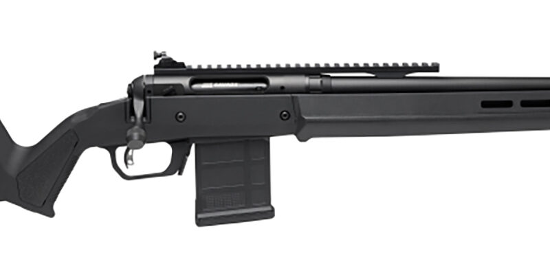 Savage Arms 58178 110 Scout Full Size 450 Bushmaster 5+1 16.50" Matte Black Threaded Barrel, Picatinny Rail Carbon Steel Receiver, Black Magpul Hunter Synthetic Stock,