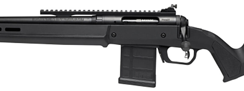 Savage Arms 58186 110 Scout Full Size 450 Bushmaster 5+1 16.50" Matte Black Threaded Barrel, Picatinny Rail Carbon Steel Receiver, Black Magpul Hunter Synthetic Stock, Left Hand