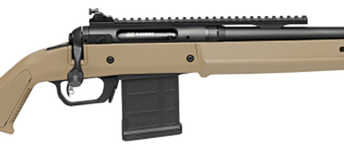 Savage Arms 58194 110 Scout Full Size 450 Bushmaster 5+1 16.50" Matte Black Threaded Barrel, Picatinny Rail Carbon Steel Receiver, Flat Dark Earth Magpul Hunter Synthetic Stock,
