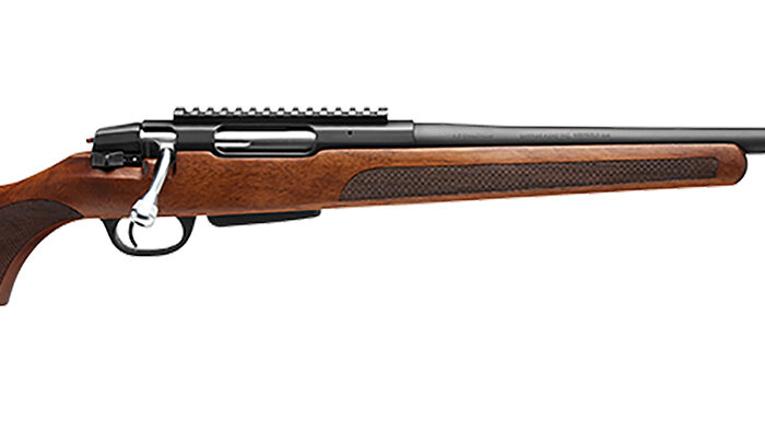 Stevens 18940 334  30-06 Springfield 3+1 22" Matte Black Target Crown Barrel, Drilled & Tapped w/Picatinny Rail Carbon Steel Receiver, Turkish Walnut Fixed Sporter Stock