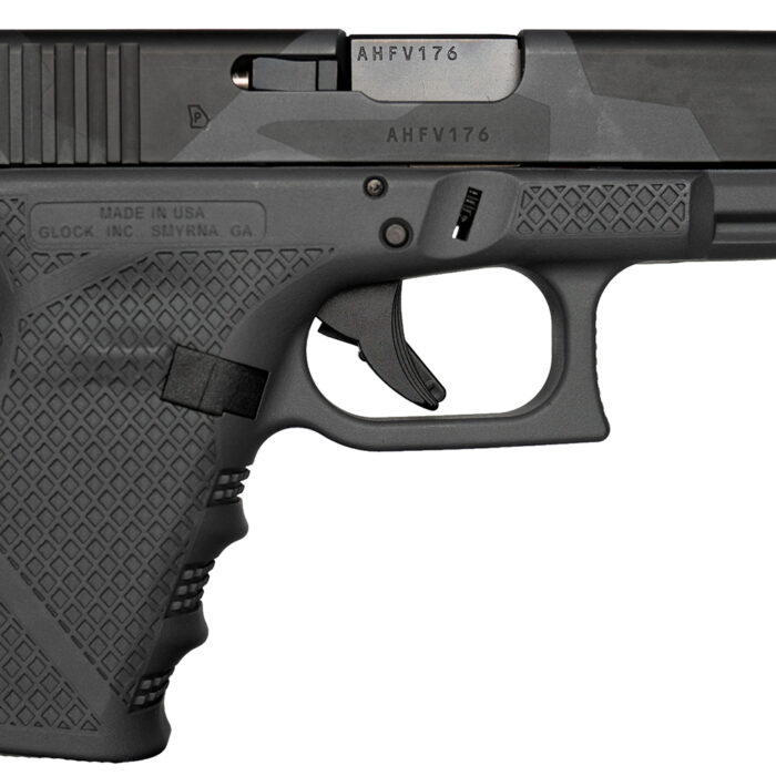 Weapon Works  G19 Gen3 Compact Frame 9mm Luger 15+1 4.02" Black Steel Barrel, Urban Dazzle Grey w/Mesh Stippling Serrated Steel Slide & Polymer Frame w/Picatinny Rail, USA Made