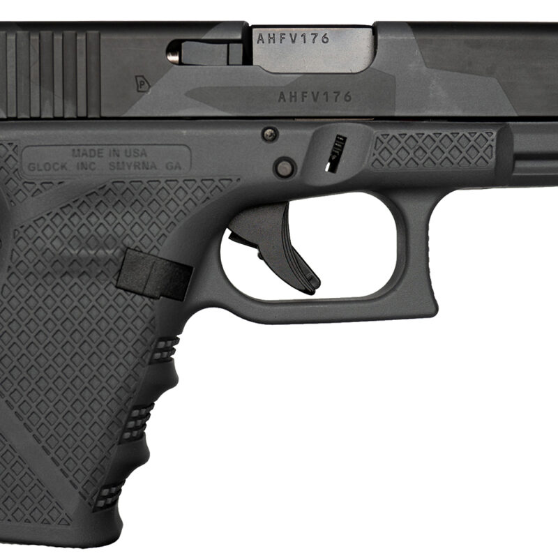 Weapon Works  G19 Gen3 Compact Frame 9mm Luger 15+1 4.02" Black Steel Barrel, Urban Dazzle Grey w/Mesh Stippling Serrated Steel Slide & Polymer Frame w/Picatinny Rail, USA Made