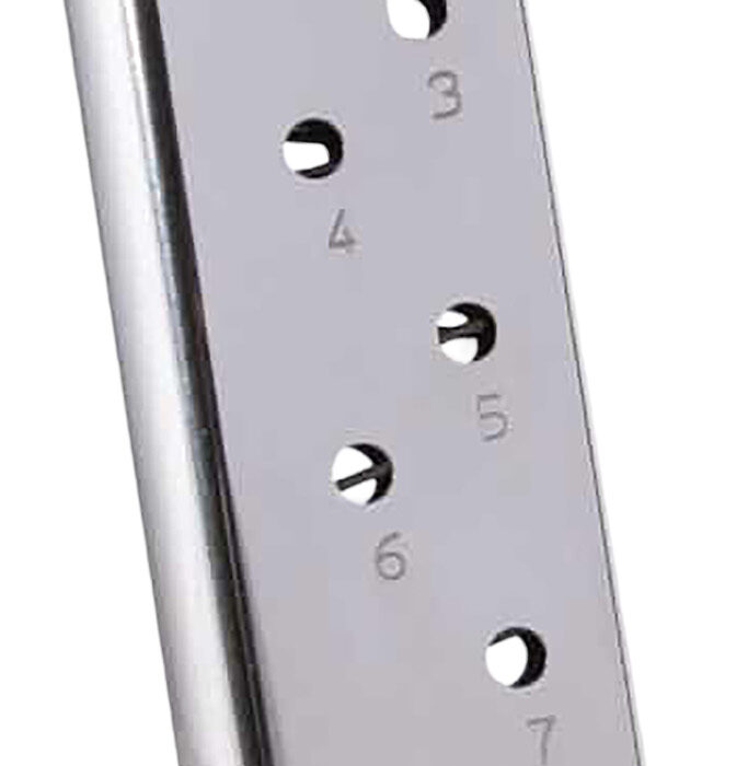 Mec-Gar MGCG4507N   7rd 45 ACP Fits Colt Govt 1911 Nickel Stainless Steel