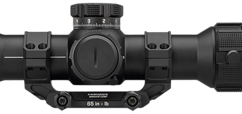 Sig Sauer Electro-Optics SOTM62001 Tango-MSR  Black 2-12x40mm, 34mm Tube Illuminated MRAD Milling 2.0 Reticle