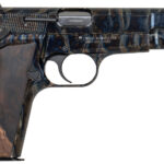 MAC 12000010 GP-35 9mm Luger 15+1 4.70" Black Steel Barrel, Color Case Hardened Serrated Carbon Steel Slide & Frame w/Beavertail, Grade III Turkish Walnut Grip 1 161892