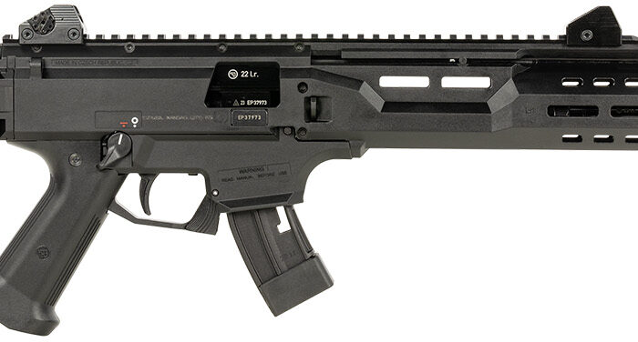 CZ-USA 91368 Scorpion EVO 3 22 LR 10+1 16" Black Threaded Steel Barrel, Picatinny Rail Receiver, M-LOK Handguards, Black Folding/Telescoping Stock, Black Polymer Grips