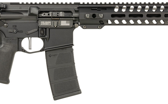Patriot Ordnance Factory 02045 Minuteman  5.56x45mm NATO 30+1 13.75" Black Steel Threaded Barrel, Black Anodized Aluminum Receiver, 13" Renegade Rail Handguard