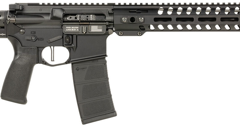 Patriot Ordnance Factory 02045 Minuteman  5.56x45mm NATO 30+1 13.75" Black Steel Threaded Barrel, Black Anodized Aluminum Receiver, 13" Renegade Rail Handguard
