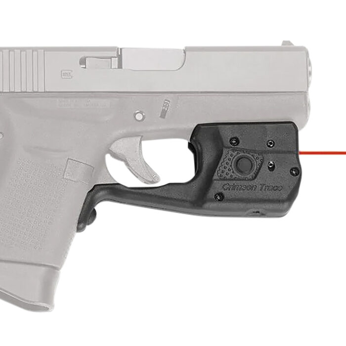 Crimson Trace 0152801 LL-803 Laserguard Pro  Black Red Laser Glock 42/43/43X/48