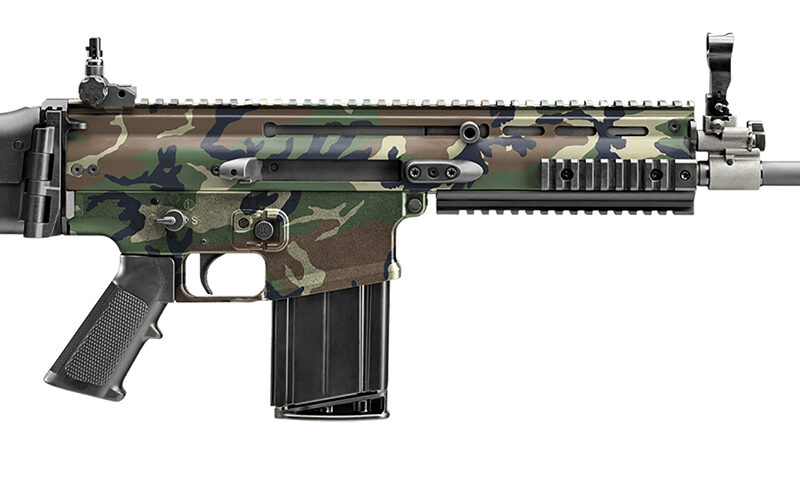FN 3810170101 SCAR 17S 7.62x51mm NATO 20+1, 20" Black Anodized Steel Threaded Barrel, 1913 Picatinny Rail Aluminum Receiver, Adjustable Synthetic Stock, Black Hogue Finger Groove Grip